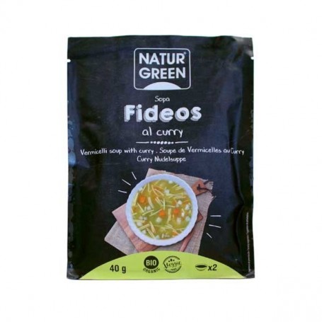 sales, condimentos y salsas SOPA FIDEOS AL CURRY BIO VEG 40 g