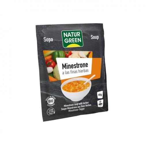 sales, condimentos y salsas SOPA MINESTRONE A LAS FINAS HIERBAS BIO VEG 40 g