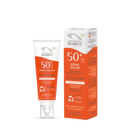 línea solar SPRAY SOLAR CARA Y CUERPO SPF 50+ BIO 100ML