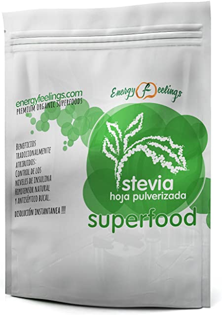 superalimentos STEVIA HOJA PULVERIZADA POLVO 100GR