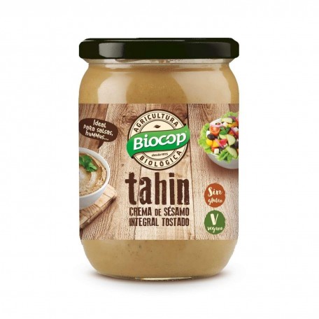 sales, condimentos y salsas TAHIN INTEGRAL TOSTADO BIO SIN SAL 500 G