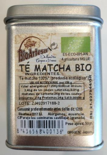 plantas en bolsa TE MATCHA BIO 50 GR