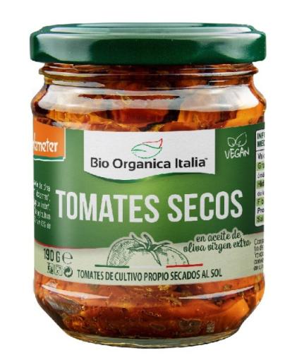 legumbres y verduras desecadas TOMATES SECOS EN ACEITE BIO 190GR