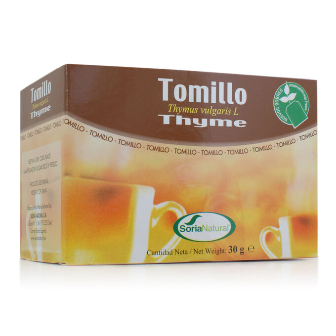 plantas en filtro TOMILLO INFUSION 20 filtros