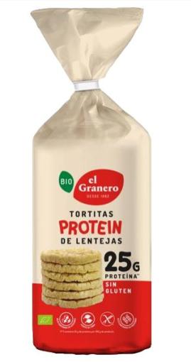 aperitivos y frutos secos TORTITAS DE PROTEINA BIO 125G