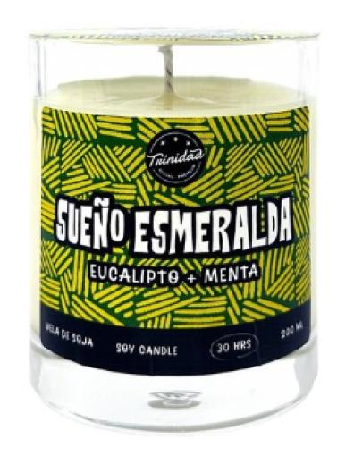 aromaterapia VELA VASO SUEÑO ESMERALDA 200 ML