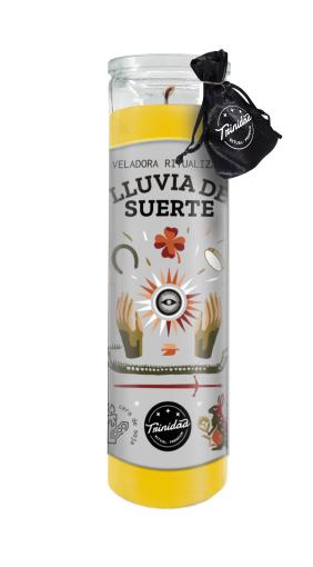 aromaterapia VELADORA RITUALIZADA LLUVIA SUERTE