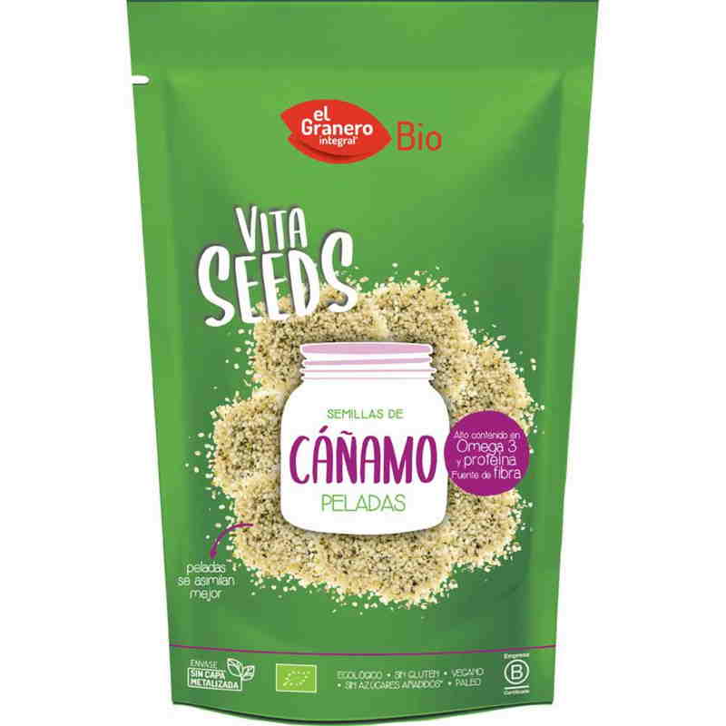 granos y semillas VITASEEDS SEMILLAS CAÑAMO PELADO 200 grs