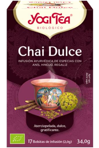 plantas en filtro YOGI TEA CHAI DULCE BIO 17 FILTROS