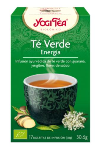 plantas en filtro YOGI TEA ENERGIA TE VERDE 17 FILTROS BIO