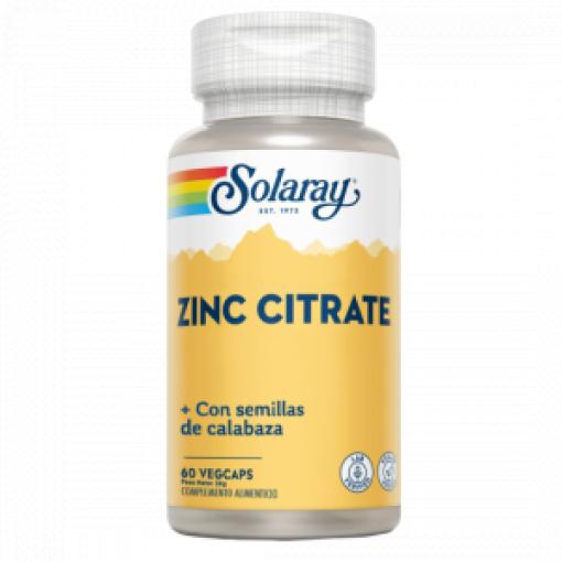 minerales ZINC CITRATO 50MG 60CAP