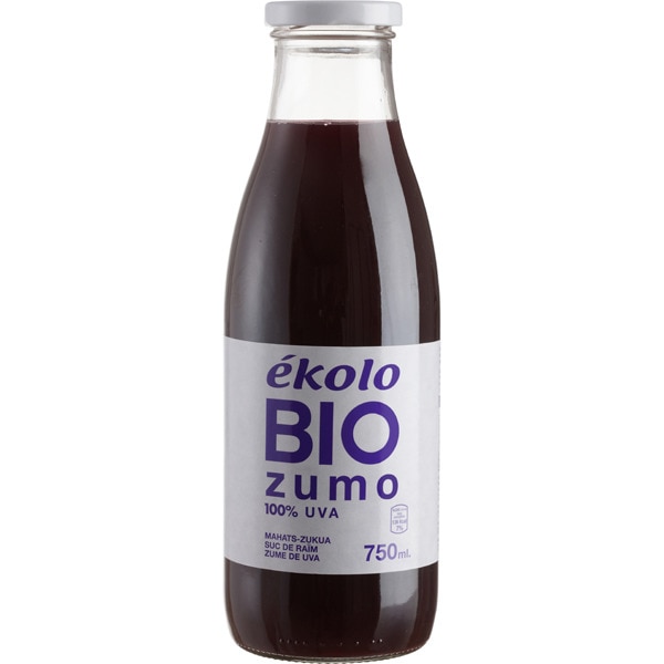 bebidas ZUMO DE UVA NEGRA BIO, 100% EXPRIMIDO,750ML