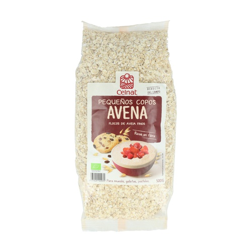 copos, mueslis y salvados COPOS DE AVENA PEQUEÑOS INTEGRALES BIO 500GR