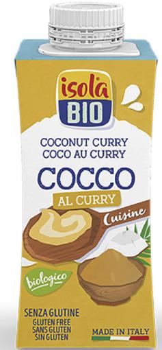 sales, condimentos y salsas CREMA PARA COCINAR DE COCO CURRY BIO 200ML