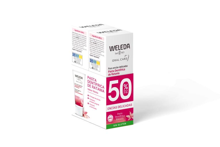 línea corporal DUPLO DENTIFRICO RATANIA 2ª50%