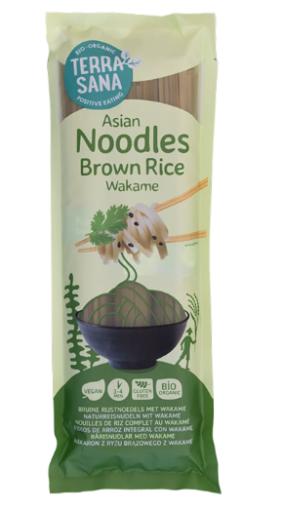 arroz y pasta NOODLES ARROZ INTEGRAL CON WAKAME S/G VEGAN BIO 250 GR