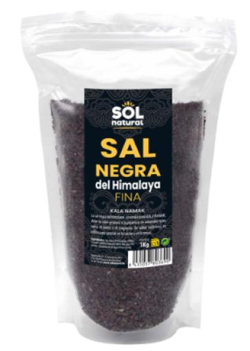 sales, condimentos y salsas SAL NEGRA FINA HIMALAYA 1 KG