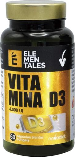 vitaminas VITAMINA D3 4000U 60 CAP VEG