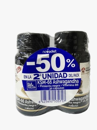 sistema nervioso PACK KSM-66 2ºUD AL 50% 2X30 CAPSULAS