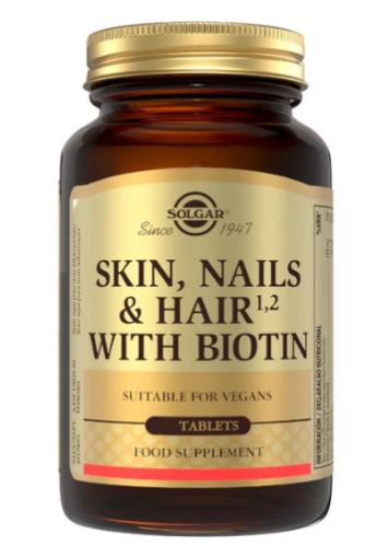 vitaminas y minerales PELO PIEL Y UÑAS CON BIOTINA 120COMP