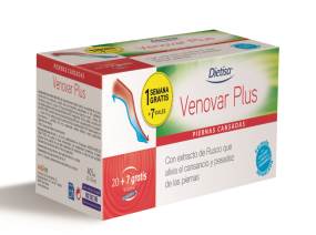 sistema circulatorio VENOVAR PLUS 20 VIALES + 7 VIALES GRATIS